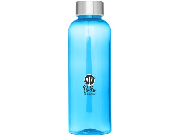 Bidón deportivo Bodhi 500ml de RPET con tapa de acero reciclado Azul claro transparente detalle 10