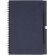 Libreta mediana con espiral y lápiz Luciano Eco Azul oscuro detalle 6