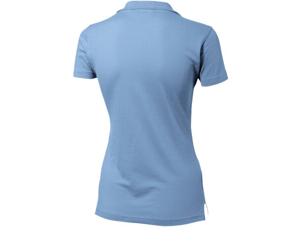 Polo de manga corta de mujer "advantage" Azul claro detalle 15