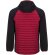 Chaqueta híbrida acolchada unisex Minsk de Roly con capucha Rojo/negro intenso detalle 15