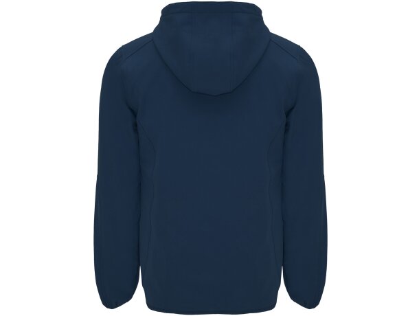 Chaqueta softshell Siberia Roly con capucha y forro micropolar Azul marino detalle 17