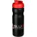 Baseline® Plus Bidón deportivo con tapa Flip de 650 ml Negro intenso/rojo detalle 4