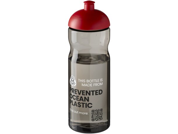 H2O Active® Eco Base Bidón deportivo con tapa Dome de 650 ml Carbón/rojo detalle 4