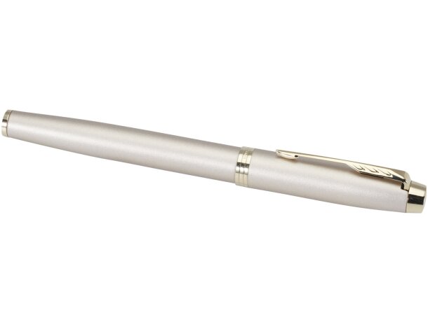 Rollerball Parker IM metal con cartucho líquido y estuche Champán detalle 15