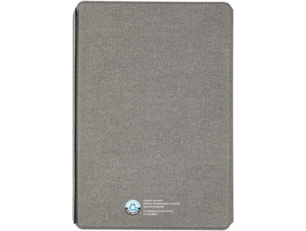 Organizador Notu papel certificado FSC con poliéster reciclado Gris detalle 3