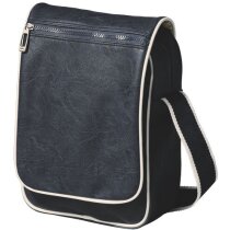 Bolsa de PVC con solapa de cierre personalizada azul marino Bolsa de PVC con solapa de cierre personalizada azul marino