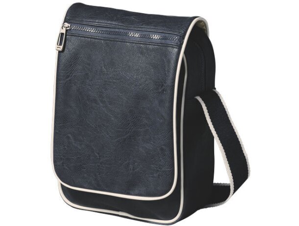 Bolsa de PVC con solapa de cierre personalizada azul marino Bolsa de PVC con solapa de cierre personalizada azul marino