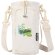 Bolsa para botellas de viaje reciclada Trip Aware de 2 litros Blanco roto detalle 8