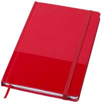 Libreta de notas A5 con tapas de cartón duro roja Libreta de notas A5 con tapas de cartón duro roja