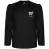 Camiseta deportiva Roly Montecarlo hombre manga larga Negro intenso detalle 3
