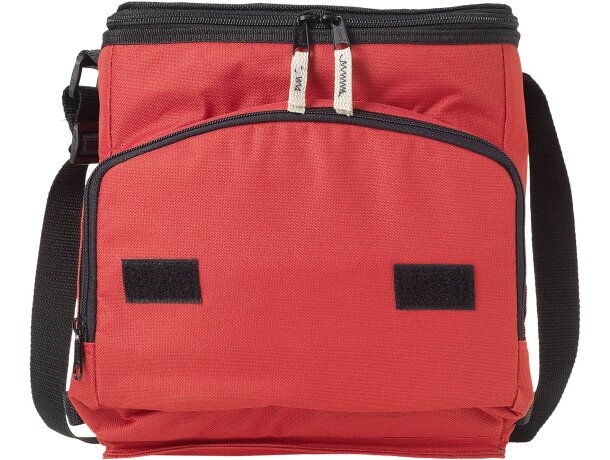 Bolsa isotérmica plegable poliéster 600d Rojo detalle 3