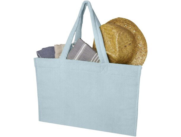 Bolsa tote de rizo reciclado GRS Siam con asa desplegable detalle 6