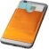 Portatarjetas para smartphone con protección RFID Exeter Naranja