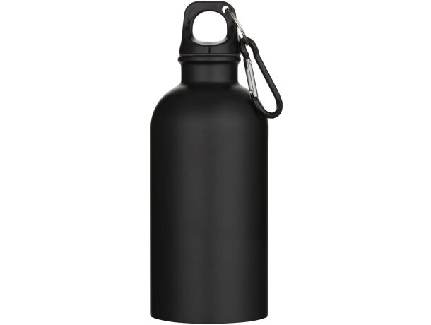 Botella de agua Oregon 400ml con acero inoxidable reciclado RCS Negro intenso detalle 2