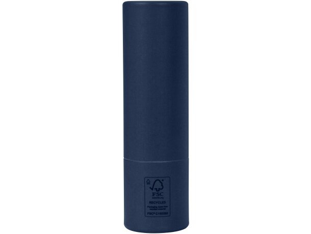 Bálsamo labial Adony SPF15 en envase de papel reciclado Azul marino detalle 19