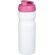 Baseline® Plus Bidón deportivo con tapa Flip de 650 ml Blanco/rosa