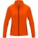 Chaqueta polar mujer Zelus con microforro 140 g/m² Naranja detalle 14
