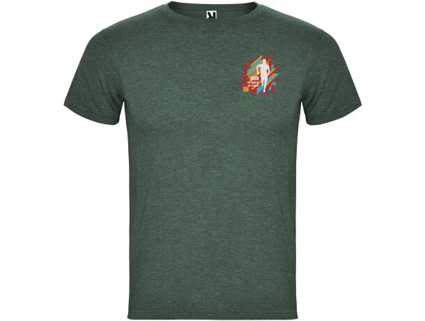 Camiseta manga corta hombre Fox Roly efecto jaspeado detalle 5