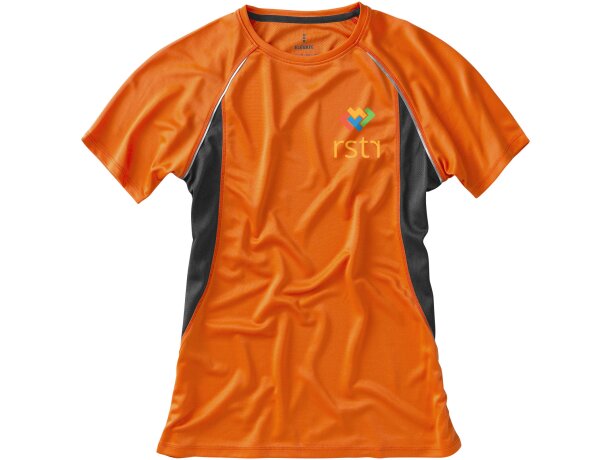 Camiseta técnica Quebec naranja/antracita