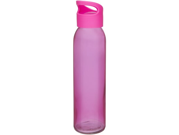 Bidón deportivo de vidrio de 500 ml Sky con logo