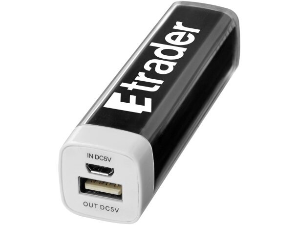 Power bank de plástico modelo flash personalizado