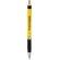Bolígrafo de color liso con empuñadura de goma Turbo Amarillo/negro intenso detalle 6