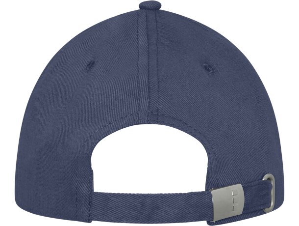 Gorra con ribete de 6 paneles Darton Azul marino detalle 23