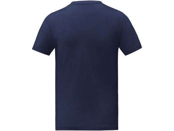 Camiseta de manga corta y cuello en V para hombre Somoto Azul marino detalle 11