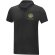 Polo manga corta Deimos cool fit para hombre Negro intenso detalle 36