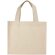 Bolsa tote con fuelle algodón reciclado certificado GRS Odessa Natural detalle 3