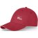 Gorra de 6 paneles Darton personalizadas con detalle de ribete elegante Rojo detalle 6