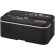 Fiambrera MIYO 700ml con banda PET reciclado Negro intenso/negro intenso detalle 6