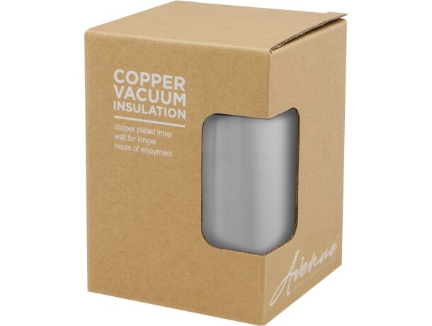Vaso térmico Jetta 180 ml con aislamiento de cobre al vacío Plateado detalle 14