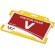 Porta credencial original de formato horizontal pp Amarillo