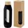 Botellas de agua reutilizables Tidan vidrio borosilicato agarre silicona Negro intenso detalle 3