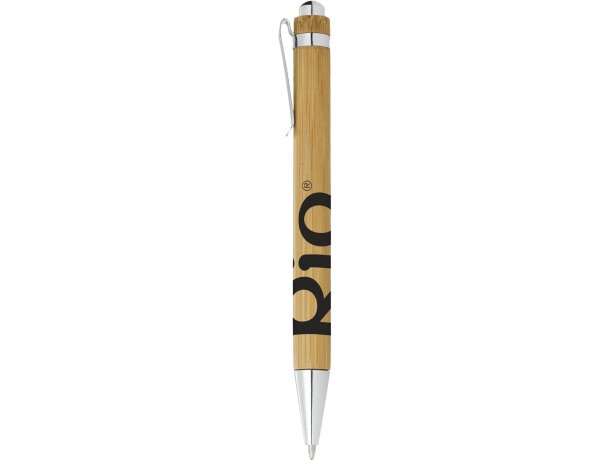 Bolígrafo de bambú personalizable