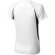 Camiseta técnica de manga corta blanca detalles de color de mujer personalizada