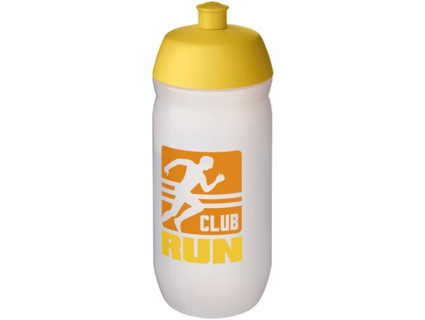 Bidón deportivo de 500 ml HydroFlex™ Clear Amarillo/transparente escarchado detalle 5