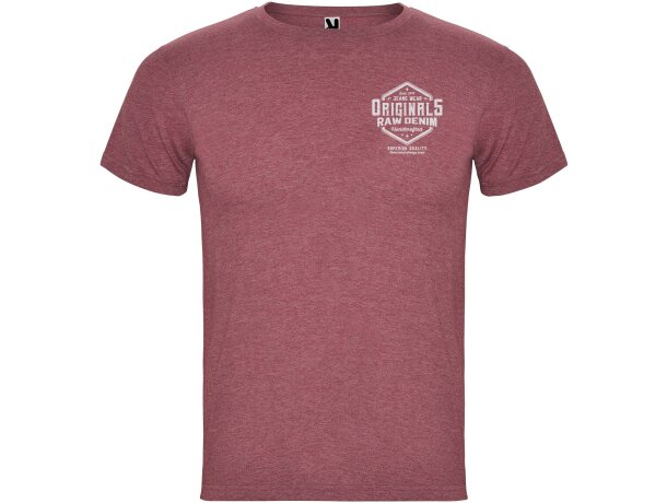 Camiseta manga corta hombre Fox Roly efecto jaspeado detalle 1