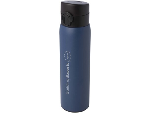 Termo Sika 450ml con aislamiento térmico de acero reciclado Azul océano detalle 16