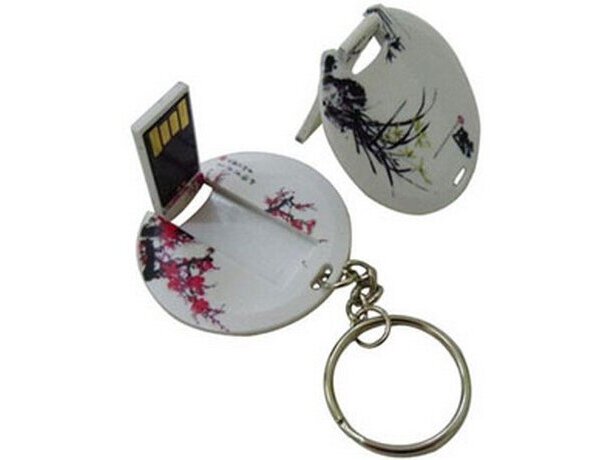 Usb redondo con colgador personalizado Usb redondo con colgador personalizado