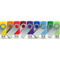 Memoria usb giratoria en varios colores personalizada