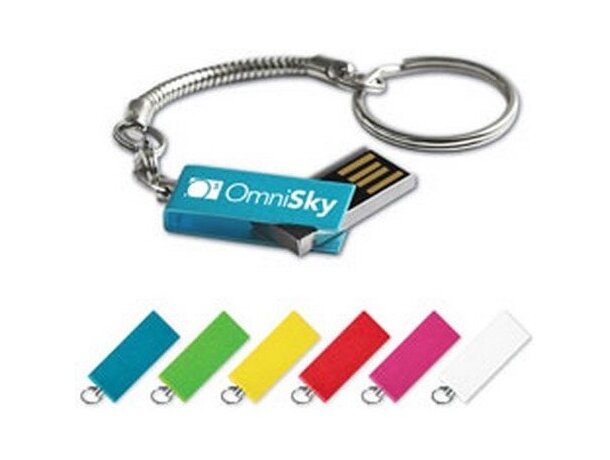 Pendrive en metal con enganche personalizado Pendrive en metal con enganche personalizado