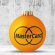 Bola de Navidad de 66 mm de diámetro naranja