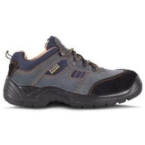 Zapato tipo trekking con puntera de acero en piel personalizado Zapato tipo trekking con puntera de acero en piel personalizado