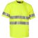 Camiseta reflectante Grigny de poliéster con cintas en pecho