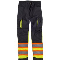 Pantalón Perondi con bandas reflectantes amarillas