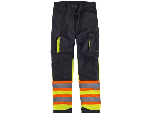 Pantalon fluor negro amarillo a.v.