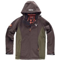 Workshell sport marron/verde caza Workshell sport marron/verde caza