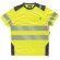 Camiseta fluor amarillo a.v. gris oscuro personalizado